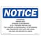Signmission OSHA Notice, 5" Height, Attention Driver Fuel Ethanol Is Estimated Sign, 7" X 5", Landscape OS-NS-D-57-L-10192 - alternate 1